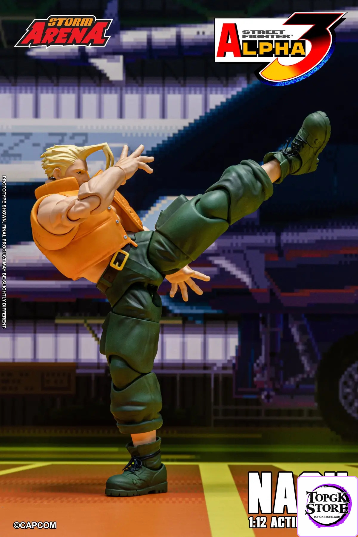 Storm Toys – NASH – STREET FIGHTER Alpha 3 – STORM ARENA (Licensed) - Photo 3 | TopGKStore