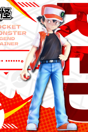 Kou Dai Yao Guai Studio – Pokémon Pokédex Legendary Trainer #1 Red - Photo 1 | TopGKStore