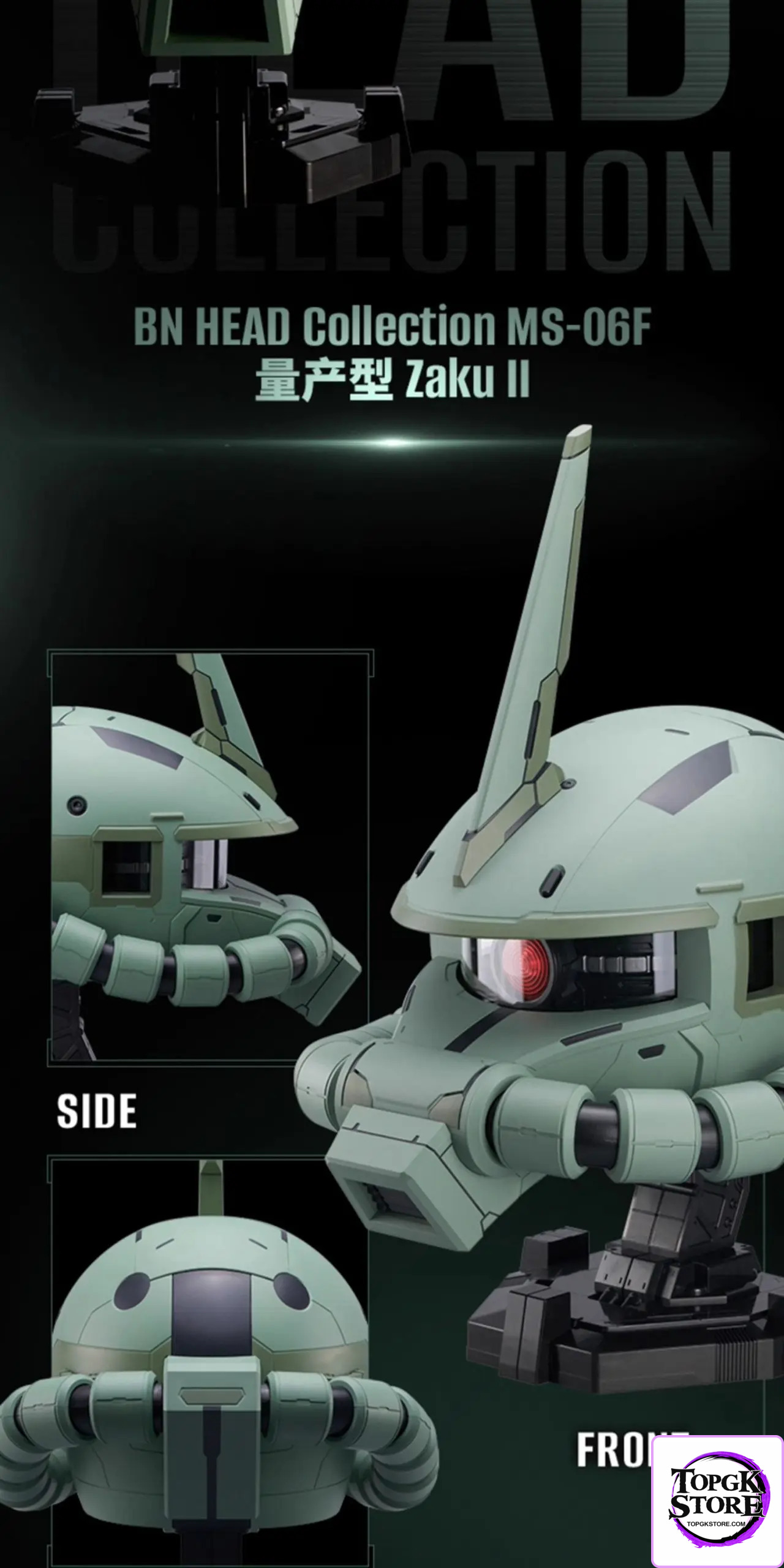 BANDAI – Mass-Production Type Zaku II MS-06F Assembly Model (Licensed) - Photo 6 | TopGKStore