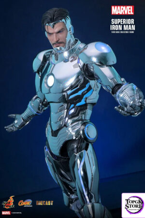 Hottoys – Marvel Comics Superior Iron Man 1/6th scale Collectible Figure CMS026D73 (Licensed) - Photo 2 | TopGKStore