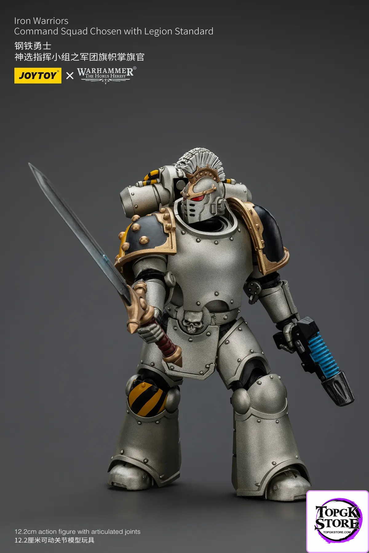 JOYTOY – Iron Warrior Legion Banner Bearer of the Chosen Command Squad JT01765 (Licensed) - Photo 2 | TopGKStore