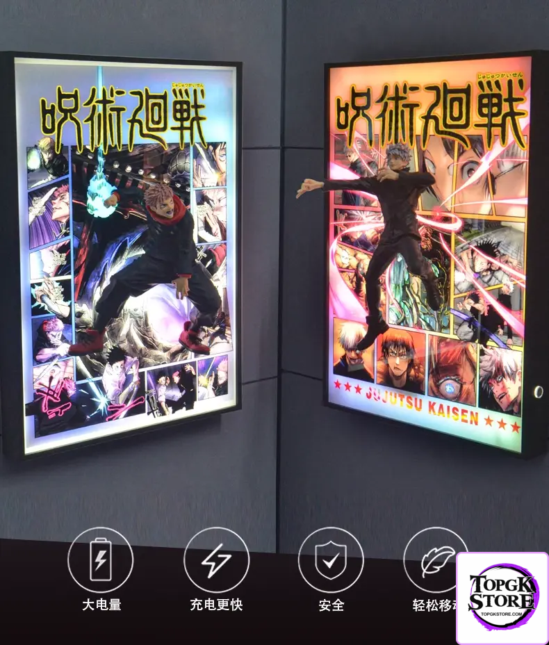 Time tree Studio – Jujutsu Kaisen Satoru Gojo & Itadori Yuji Decorative 3D Stereoscopic Painting - Photo 1 | TopGKS