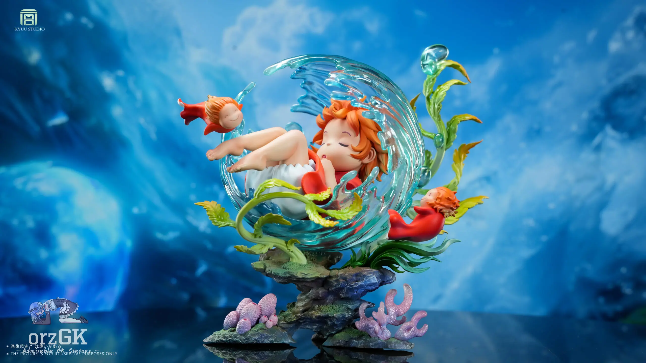 KYUU Studio – Hayao Miyazaki Whisper of Nature Series #2 Sleeping Ponyo Ponyo on the Cliff