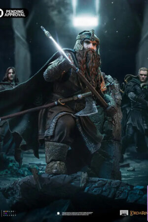 Iron Studio – Statue Gimli Unleashed – The Lord of the Rings – Art Scale 1/10 WBLOR127625-10 (Licensed) - P