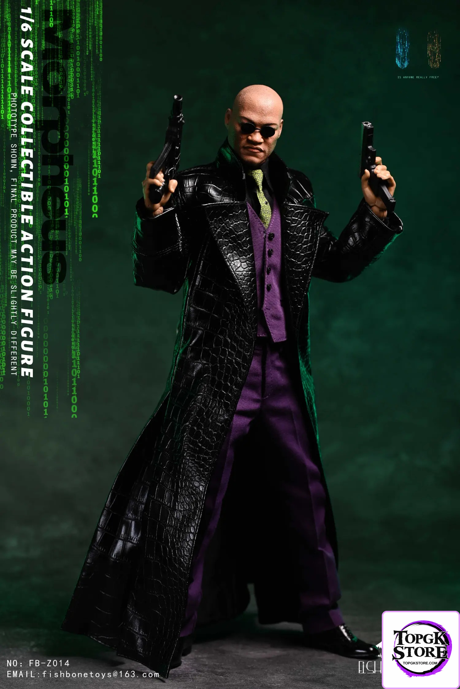 FISH BONETOYS – 1/6 The Matrix Resurrections Morpheus Action Figure NO:FB-Z014 - Photo 3 | TopGKStore