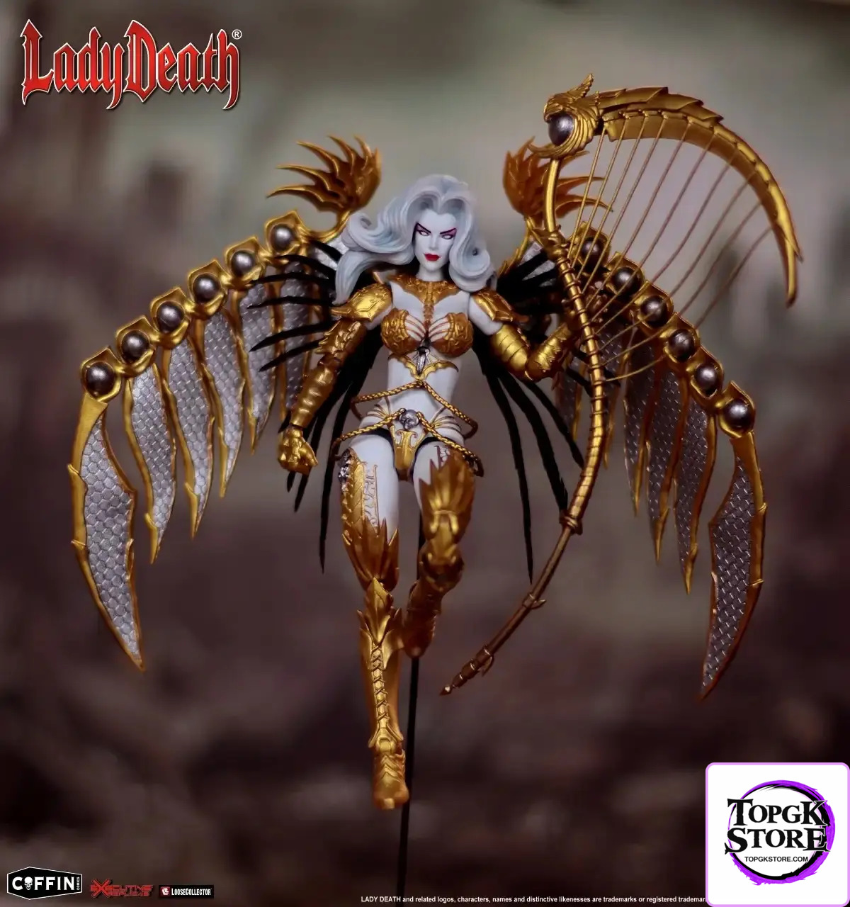 Executive Replicas – Coffin Comics Wargoth & Lady Death Model ERLCWGCC01 ERLCLDGCC02 (Licensed) - Photo 12 | TopGKS
