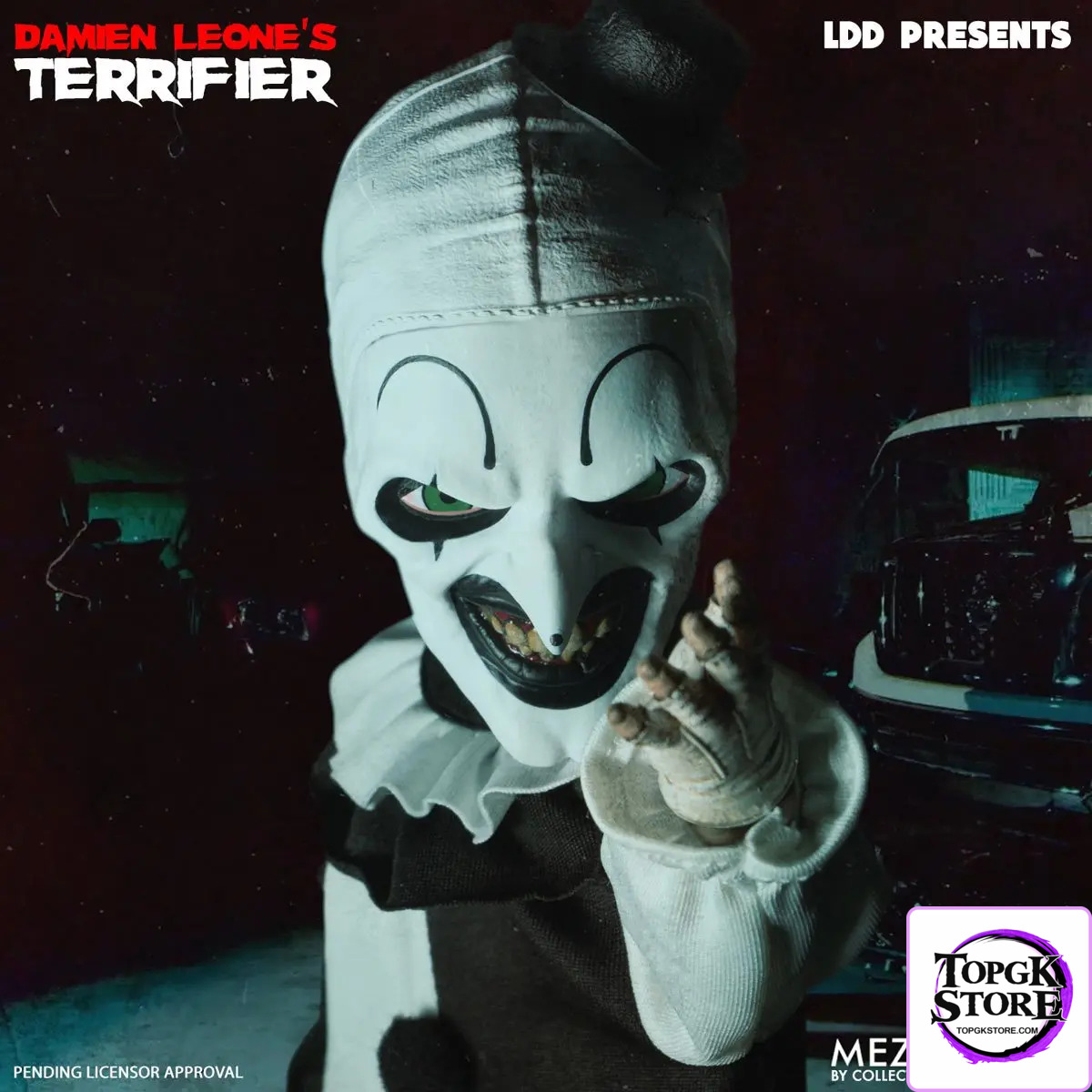 Mezco Studio – Terrifier: Art the Clown Doll & with Sound MDS Mega Scale 15-Inch Doll (Licensed) - Photo 11 | TopGK