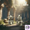 SP Chang Jing Guan Studio – Pokémon Statue Ruins Series #1 Nidoking & Nidoqueen - Photo 2 | TopGKStore