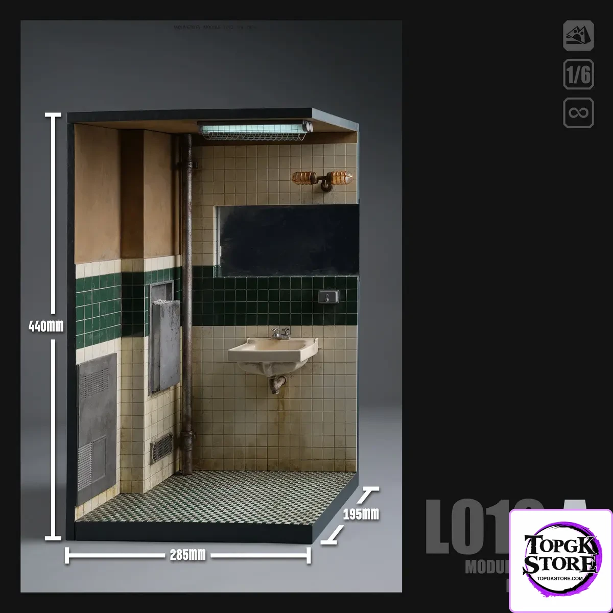 MOjingToys - 1/6 Modular Series - JOKER Bathroom Scene Base L012 (Licensed)