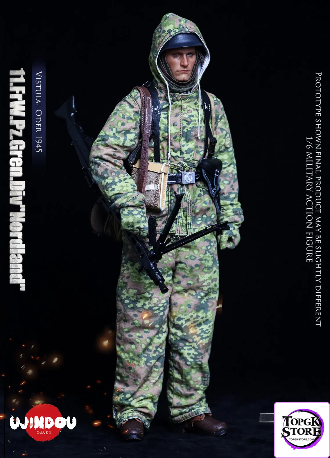 UJINDOU – 1/6 WWII 11. FrW. Pz. Gren. Div “Nordland”, Vistula – Oder 1945 UD9051 (Licensed) - Photo 2