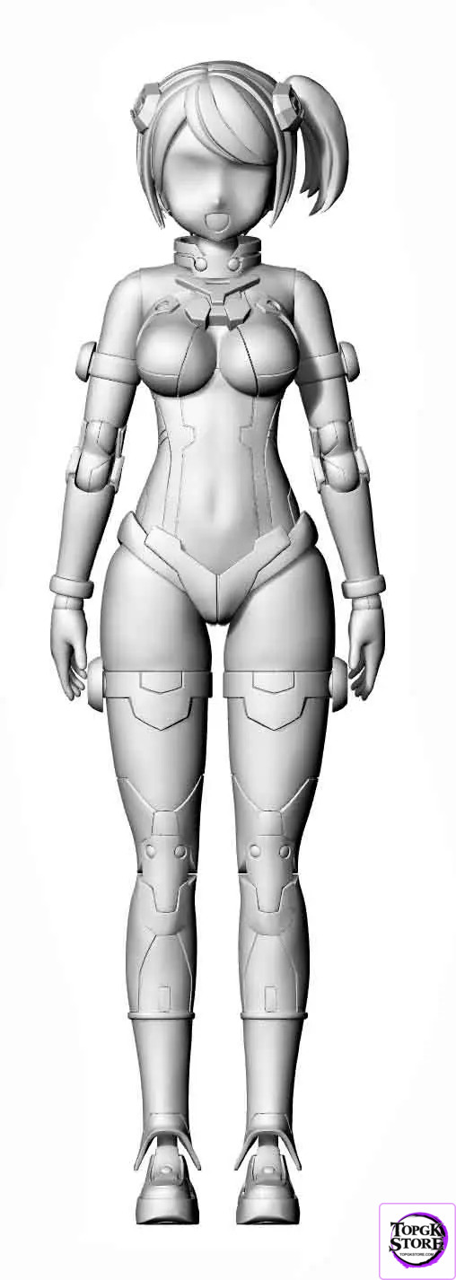 Hasegawa – A.S.G Girls EMO-X0022 “Aria” & X0024 “Ciel” 1/12 Plastic Model (Licensed) - Phot