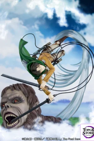 Levi Ackerman & Beast Titan – Attack On Titan Official Statue – PROOF - Photo 1 | TopGKStore