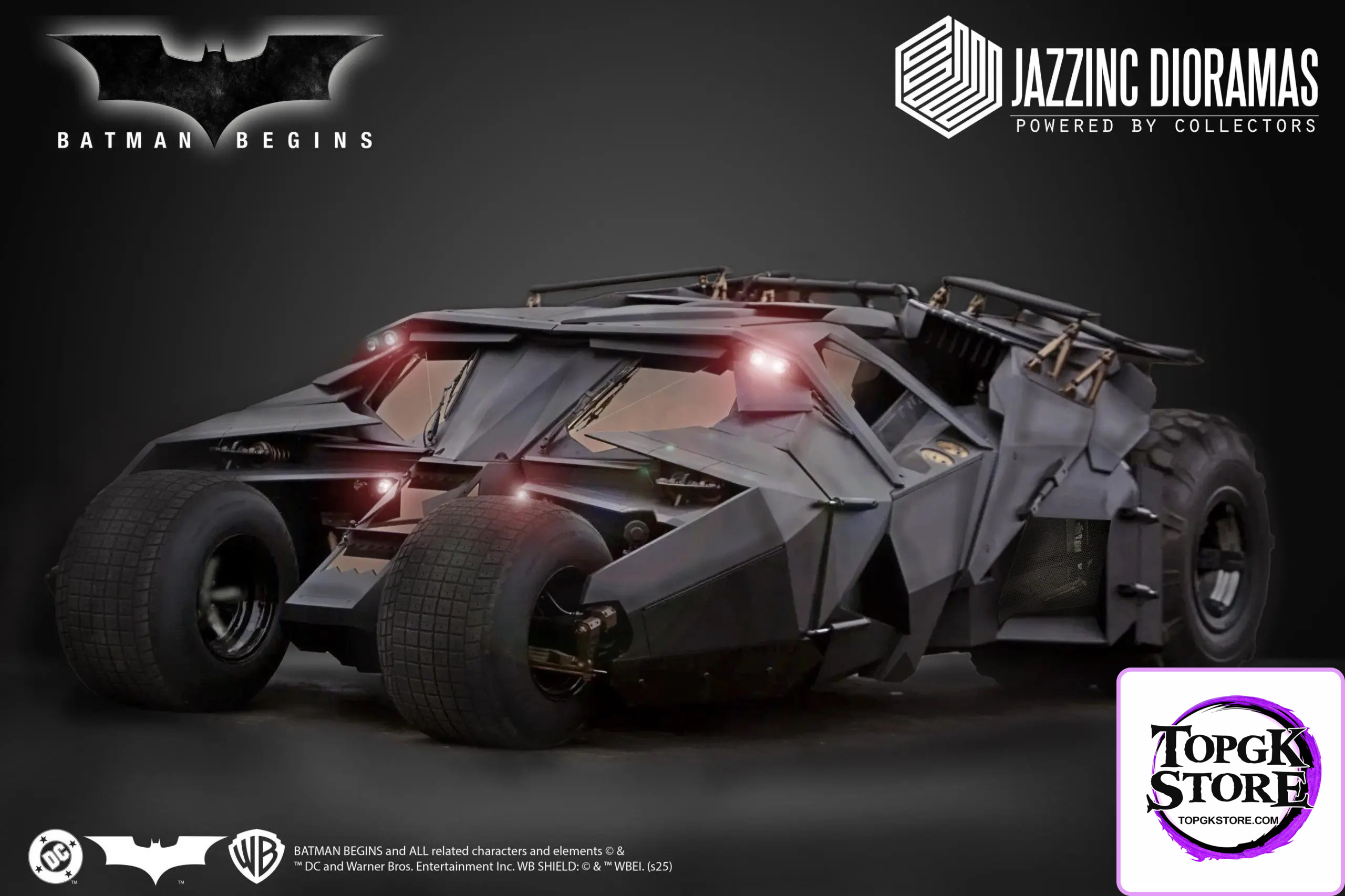 Jazzinc Dioramas Studio – The Batman Begins Black Stealth Tumbler 1/6 Scale Batmobile (Licensed) - Photo 1 | TopGKStore