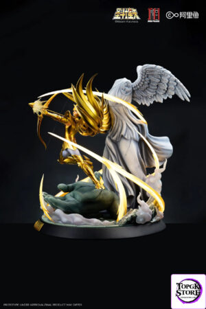 JIMEI PALACE Studio – Saint Seiya: Twelve Gold Sagittarius Aeolus Statue (Licensed) - Photo 2 | TopGKStore