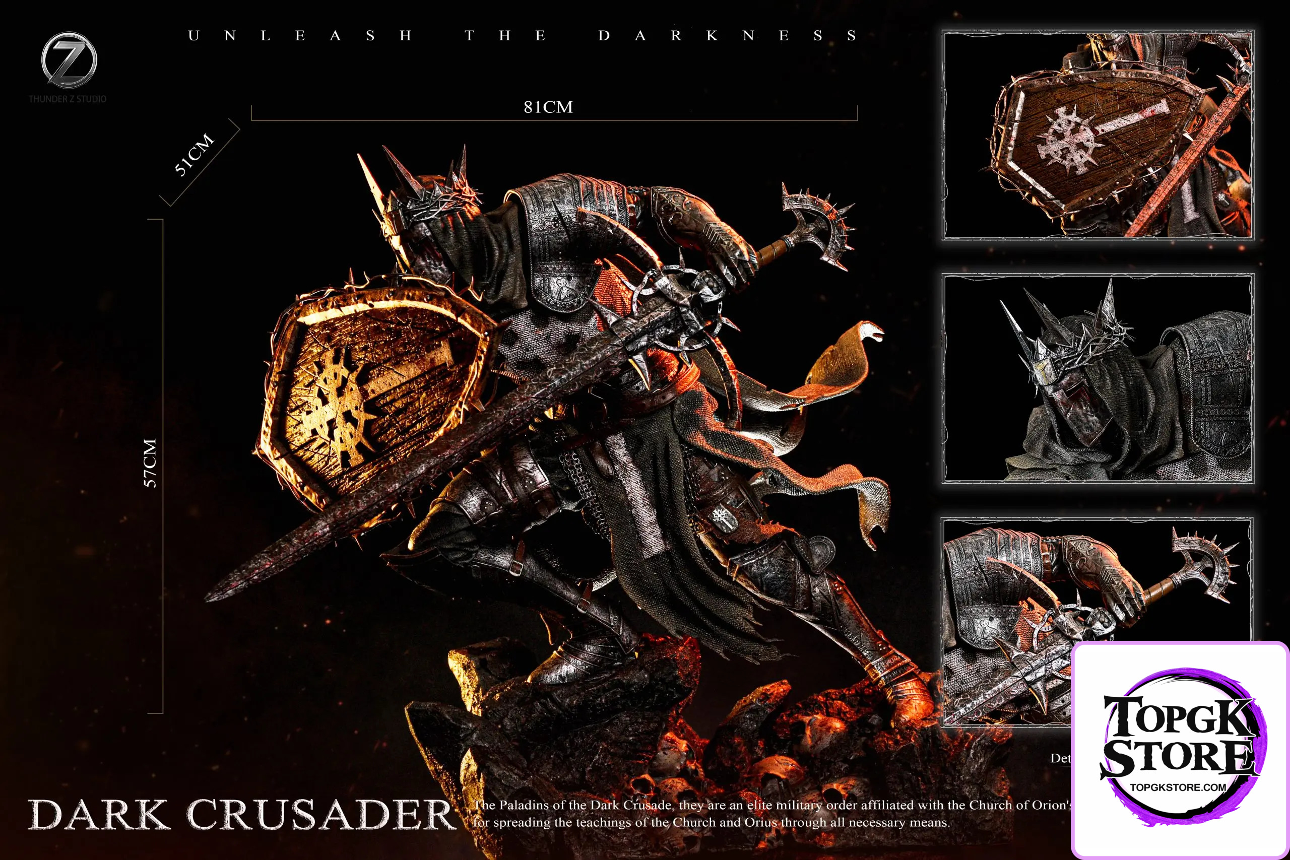 THUNDER Z Studio – Lords of the fallen Dark Crusader - Photo 6 | TopGKStore