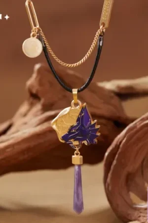 miHoYo - Genshin Impact: Woods X Dust Series - Cyno-Themed Necklace X Ring (Licensed) - Photo 1 | TopGKStore