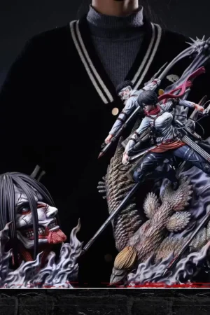 LC Studio - Attack on Titan Mikasa & Levi VS The Founding Titan - Photo 1 | TopGKStore