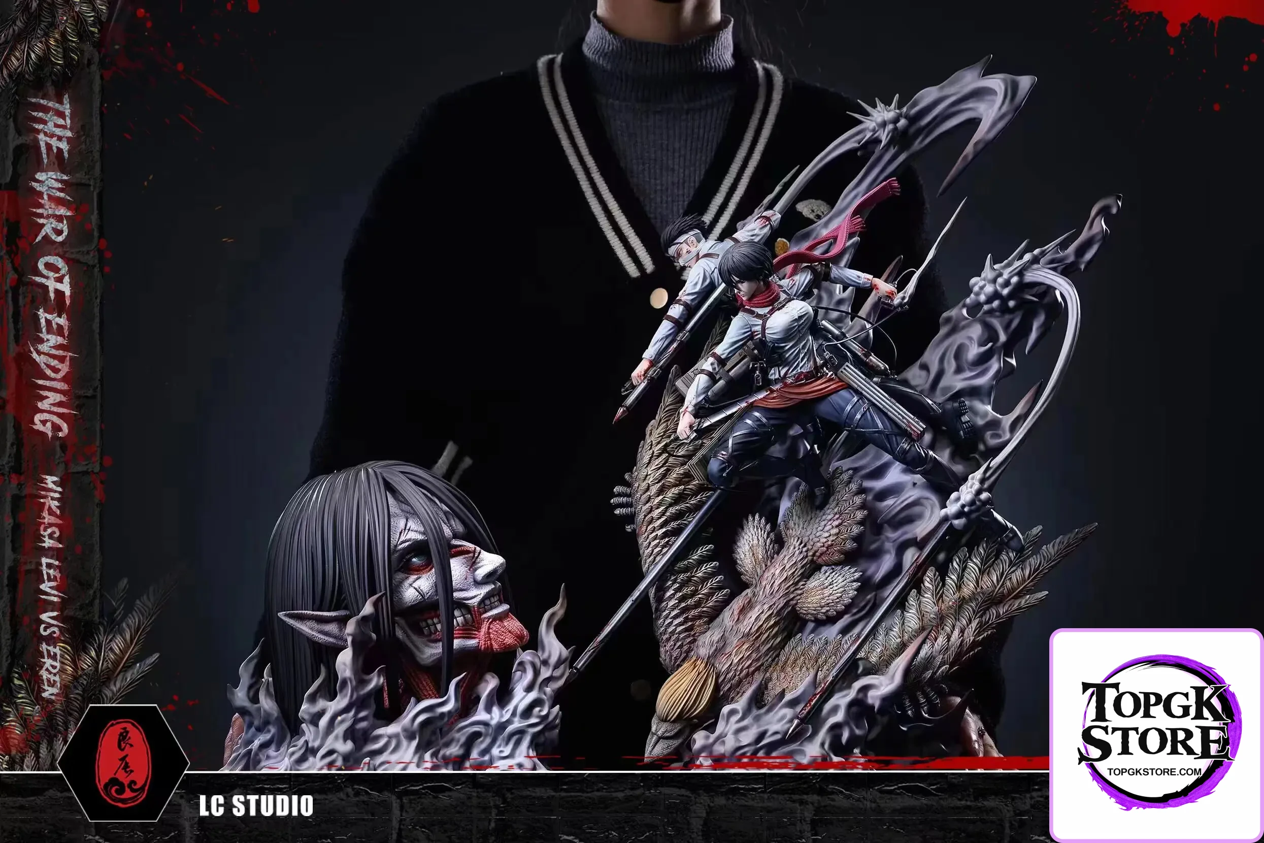 LC Studio - Attack on Titan Mikasa & Levi VS The Founding Titan - Photo 1 | TopGKStore