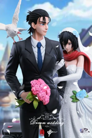 LC Studio - Attack on Titan Eren Yeager & Mikasa Ackerman Wedding - Photo 1 | TopGKStore