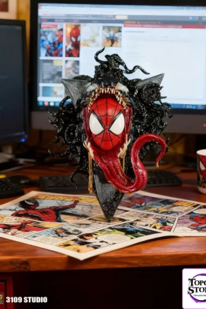 3109 Studio - Spider-Man Venom Wall-Mounted Dual Scale Spider-Man - Photo 1 | TopGKStore