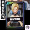 B&W Studio - Desktop Decor Card 013 Android 18 Dragon Ball - Photo 1 | TopGKStore