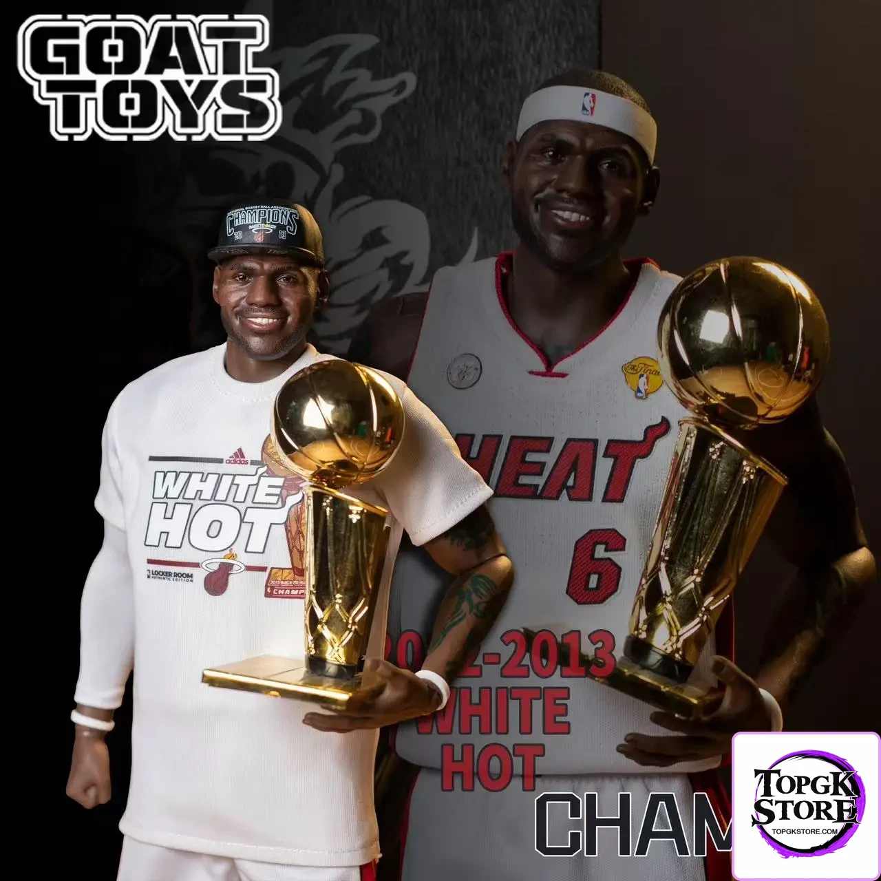 Goat Toys Studio - LeBron James 2013 Miami Heat Championship Set - Photo 1 | TopGKStore