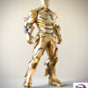 Hot Toys MMS341 Iron Man 3 Mark XXI 21 Midas 1/6 Figure Gold Chrome Version - Photo 7 | TopGKStore