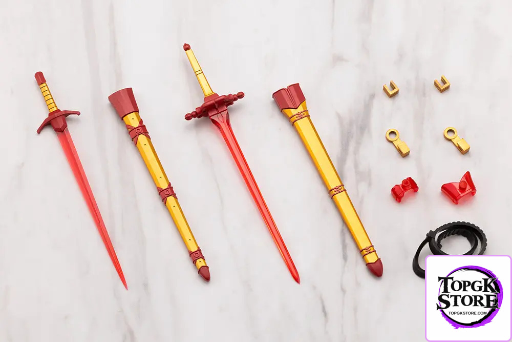 Kotobukiya – M.S.G Modeling Support Goods Virtuous Style09 X Style10 Sword Set A X B Flamerite Ver. (Licensed) - Photo