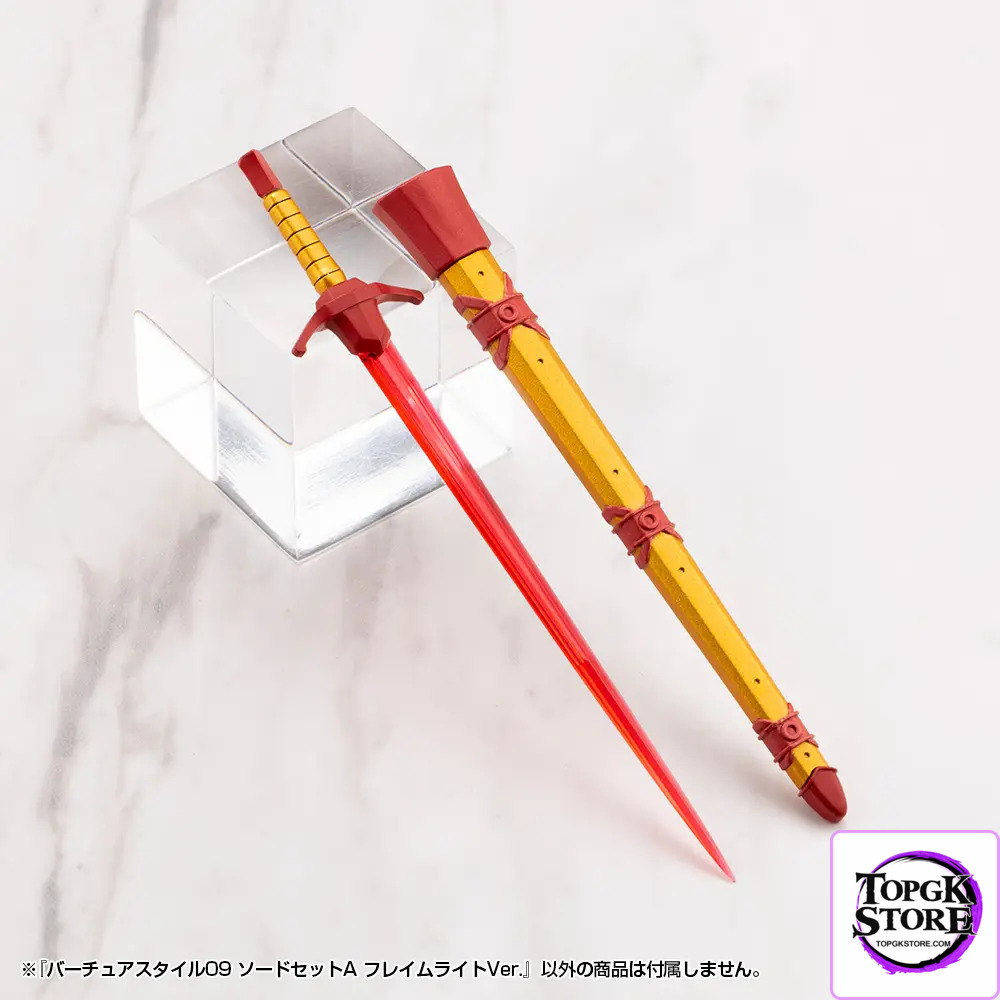 Kotobukiya – M.S.G Modeling Support Goods Virtuous Style09 X Style10 Sword Set A X B Flamerite Ver. (Licensed) - Photo