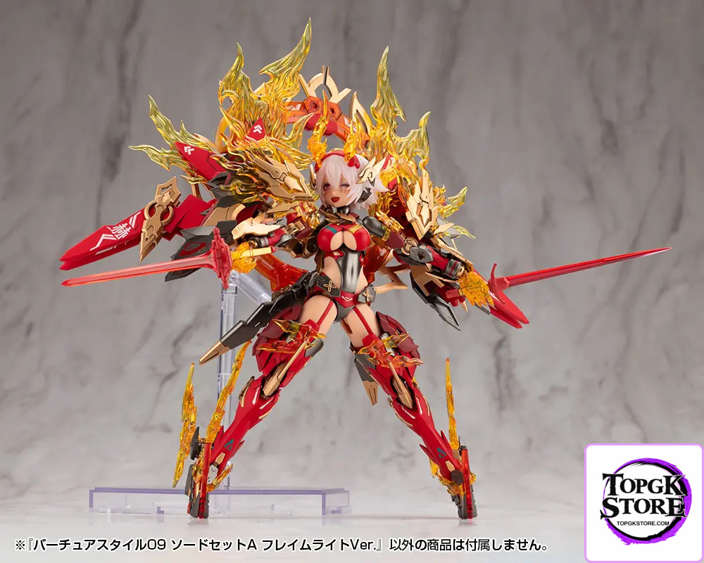Kotobukiya – M.S.G Modeling Support Goods Virtuous Style09 X Style10 Sword Set A X B Flamerite Ver. (Licensed) - Photo