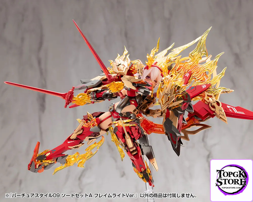 Kotobukiya – M.S.G Modeling Support Goods Virtuous Style09 X Style10 Sword Set A X B Flamerite Ver. (Licensed) - Photo