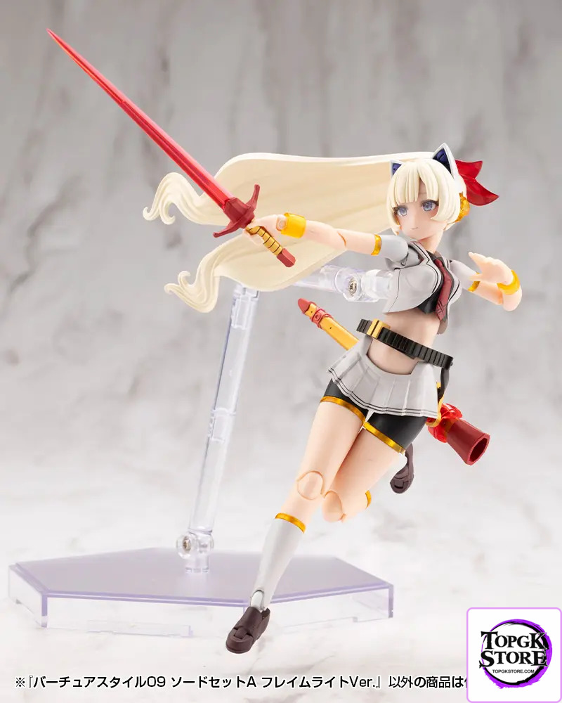 Kotobukiya – M.S.G Modeling Support Goods Virtuous Style09 X Style10 Sword Set A X B Flamerite Ver. (Licensed) - Photo