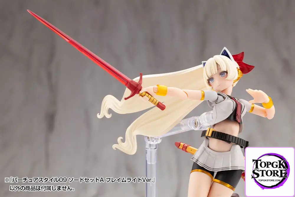 Kotobukiya – M.S.G Modeling Support Goods Virtuous Style09 X Style10 Sword Set A X B Flamerite Ver. (Licensed) - Photo