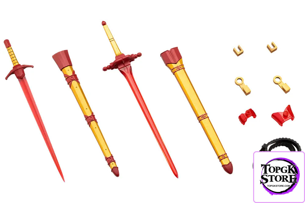 Kotobukiya – M.S.G Modeling Support Goods Virtuous Style09 X Style10 Sword Set A X B Flamerite Ver. (Licensed) - Photo