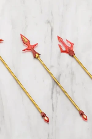 Kotobukiya - M.S.G Modeling Support Goods VIRTUOUS STYLE11 POLE WEAPON SET FLAMERITE Ver. (Licensed) - Photo 1 | TopGKStore