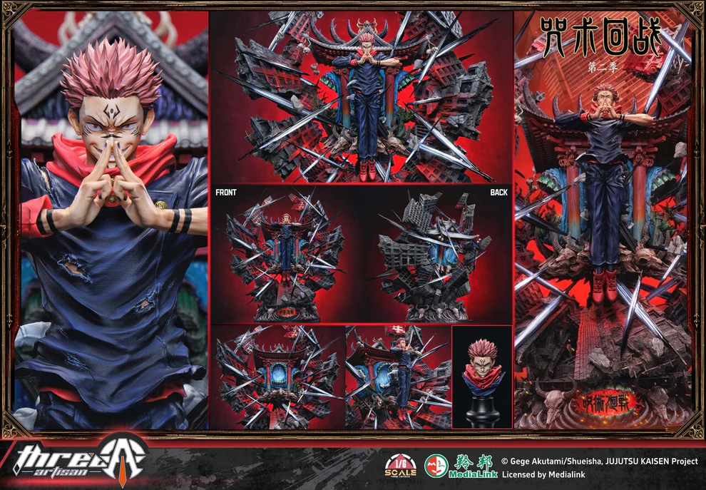 Itadori Yuji / Ryomen Sukuna other scale Statue - Jujutsu Kaisen | ThreeArtisan studio - Image 5