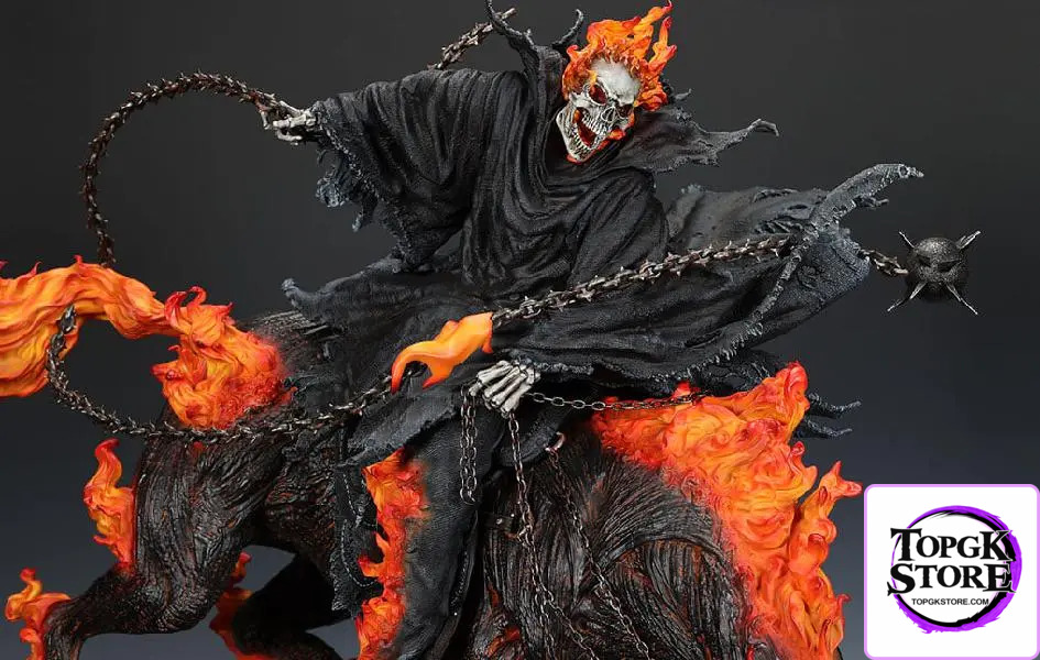 XM Studio – Ghost Rider On Horse 1/4 Scale Statue (Licensed) - Photo 15 | TopGKStore