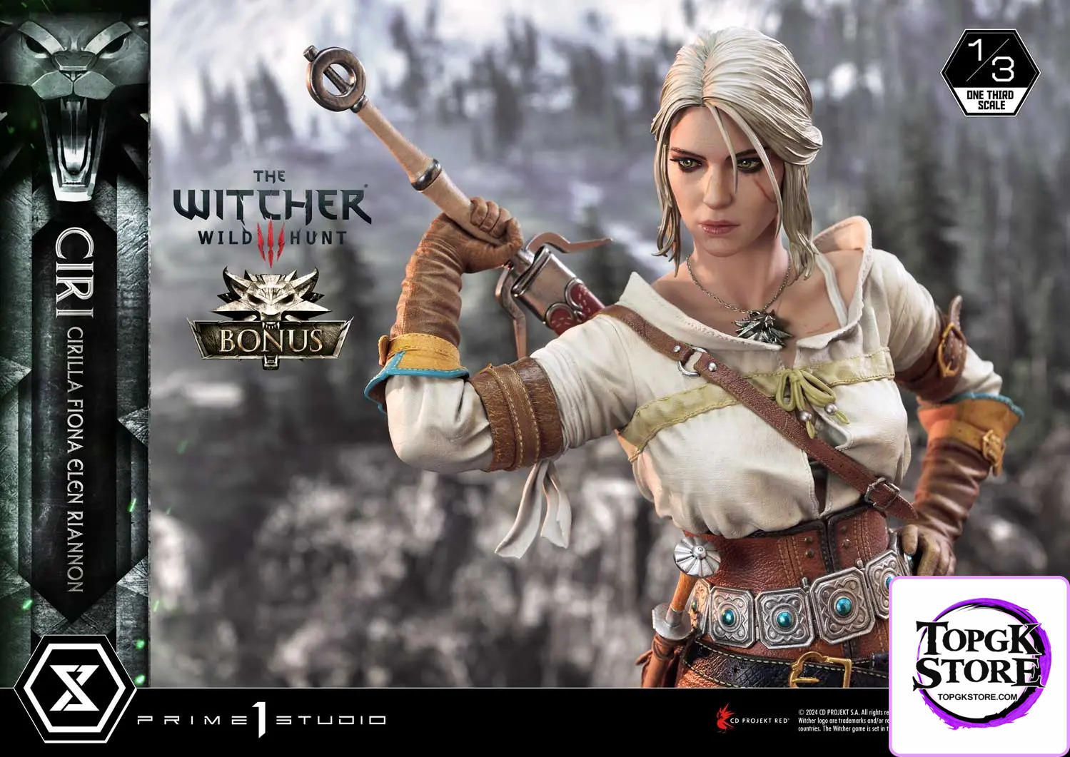 Prime 1 Studio – Museum Masterline The Witcher 3: Wild Hunt Ciri Fiona Elen Riannon MMW3-03 MMW3-03S(Licensed) - Photo