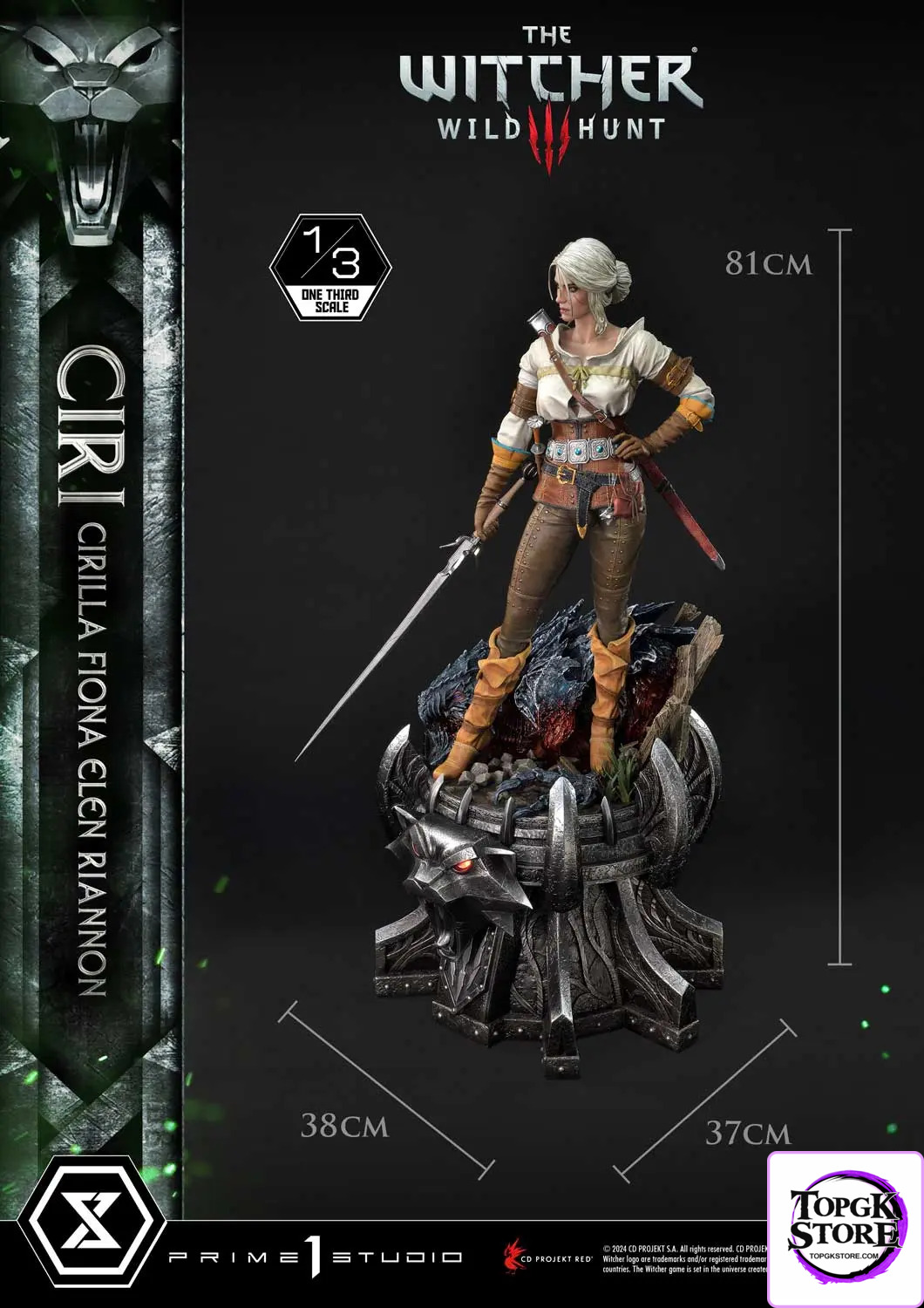 Prime 1 Studio – Museum Masterline The Witcher 3: Wild Hunt Ciri Fiona Elen Riannon MMW3-03 MMW3-03S(Licensed) - Photo