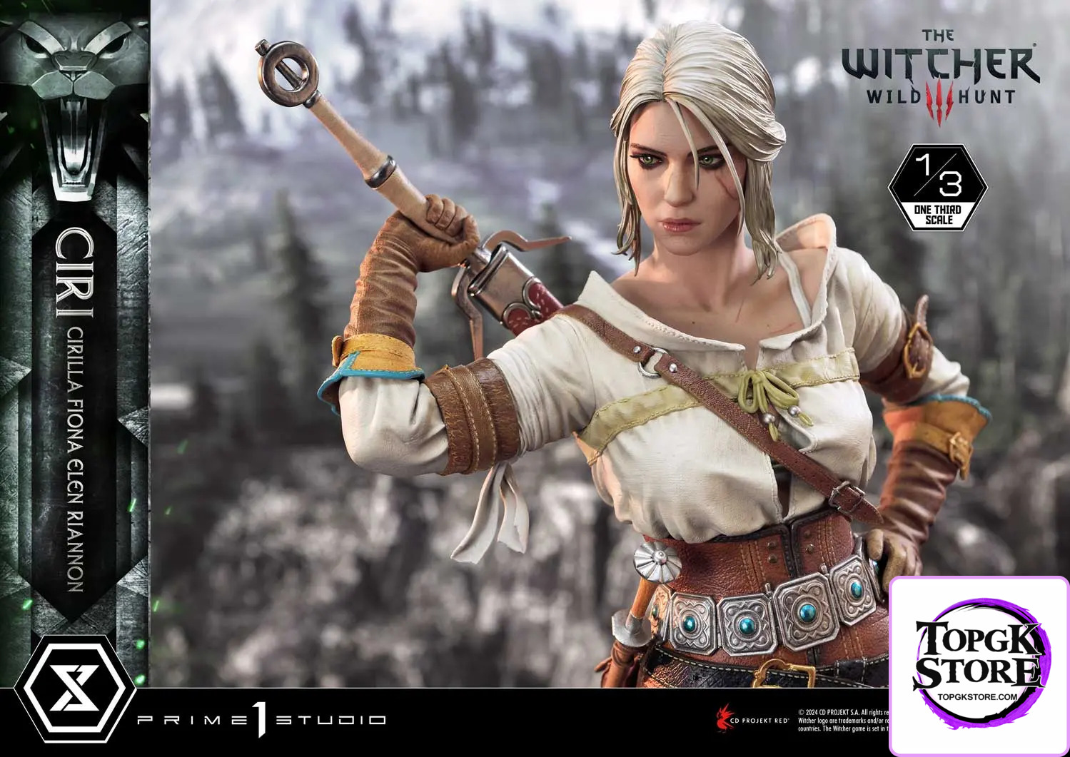 Prime 1 Studio – Museum Masterline The Witcher 3: Wild Hunt Ciri Fiona Elen Riannon MMW3-03 MMW3-03S(Licensed) - Photo