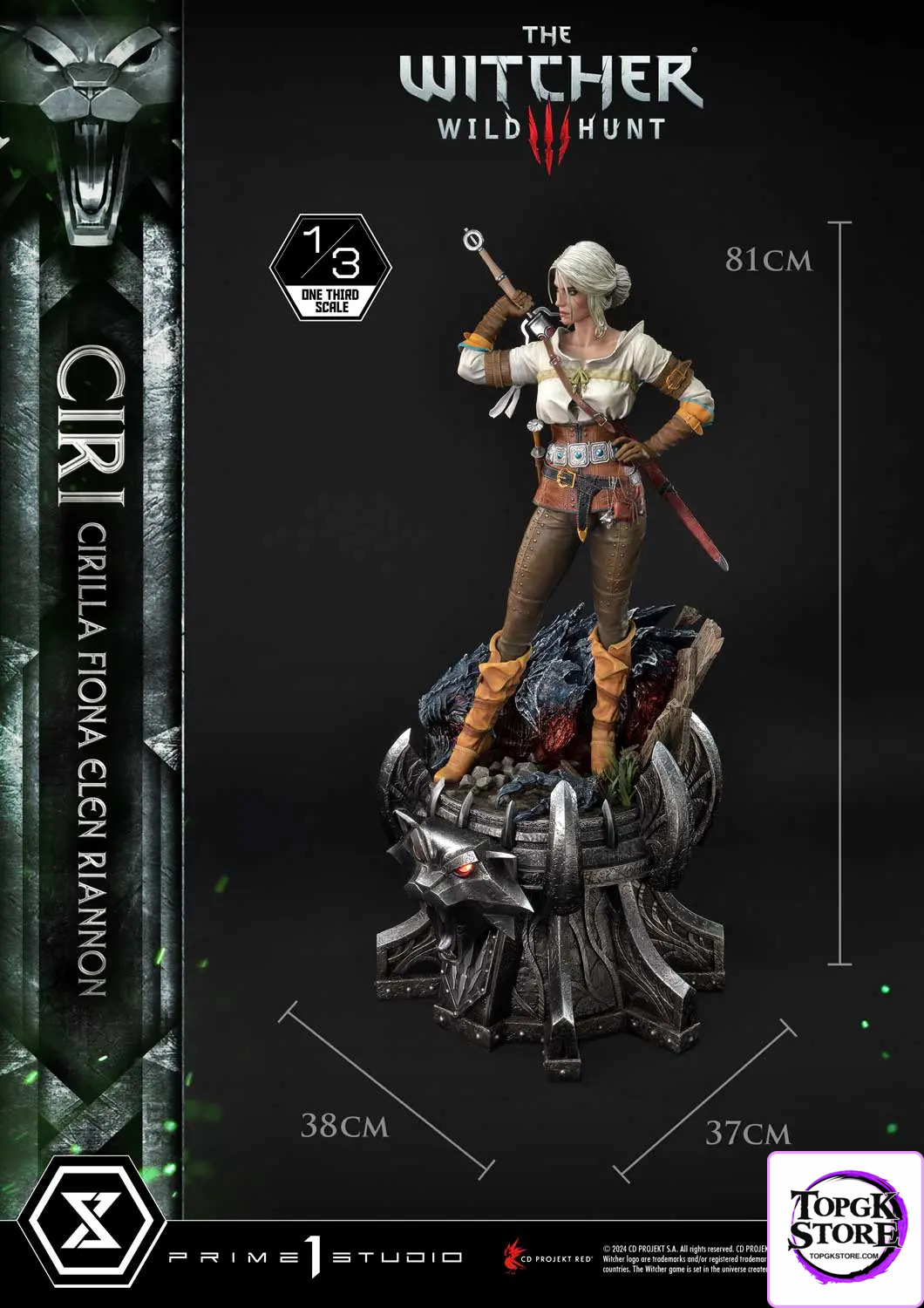 Prime 1 Studio – Museum Masterline The Witcher 3: Wild Hunt Ciri Fiona Elen Riannon MMW3-03 MMW3-03S(Licensed) - Photo