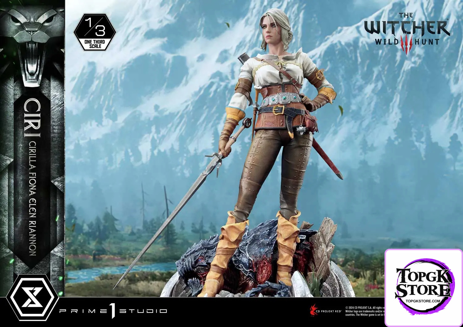 Prime 1 Studio – Museum Masterline The Witcher 3: Wild Hunt Ciri Fiona Elen Riannon MMW3-03 MMW3-03S(Licensed) - Photo