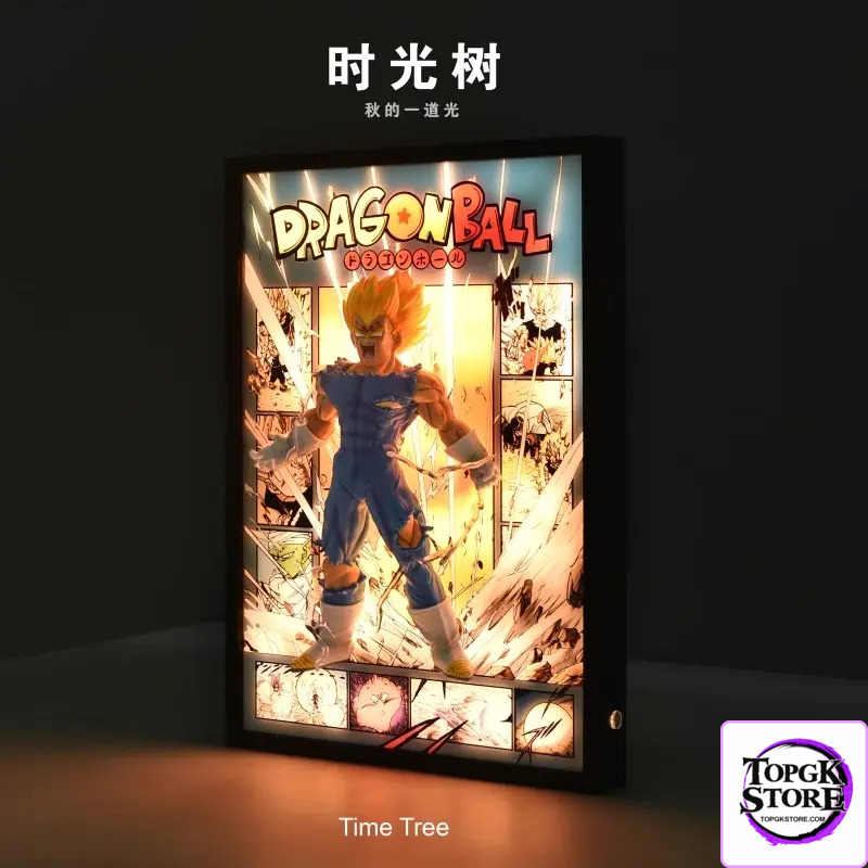 Time tree Studio – Dragon Ball Self Destruct Vegeta Decorative 3D Stereoscopic Painting - Photo 1 | TopGKStore