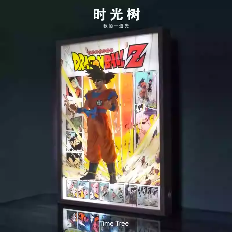 Time tree Studio – Dragon Ball Super Saiyan Goku 3D LED Decorative Light Art - Photo 1 | TopGKStore