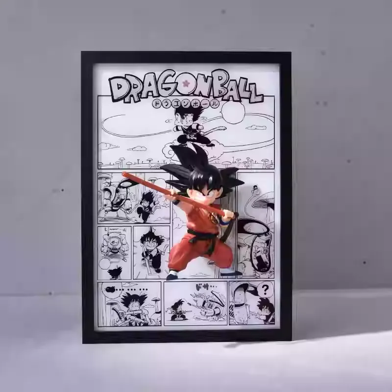 Time tree Studio – Dragon Ball Son Goku Decorative 3D Art Display - Photo 2 | TopGKStore