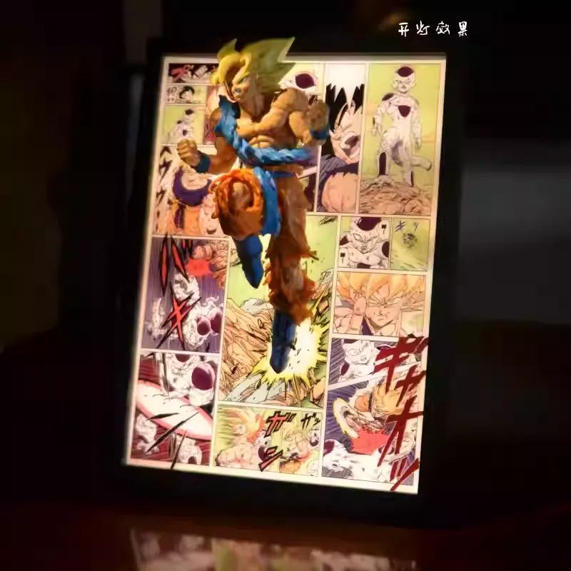 Time tree Studio – Dragon Ball Son Goku Decorative 3D Art Display - Photo 1 | TopGKStore