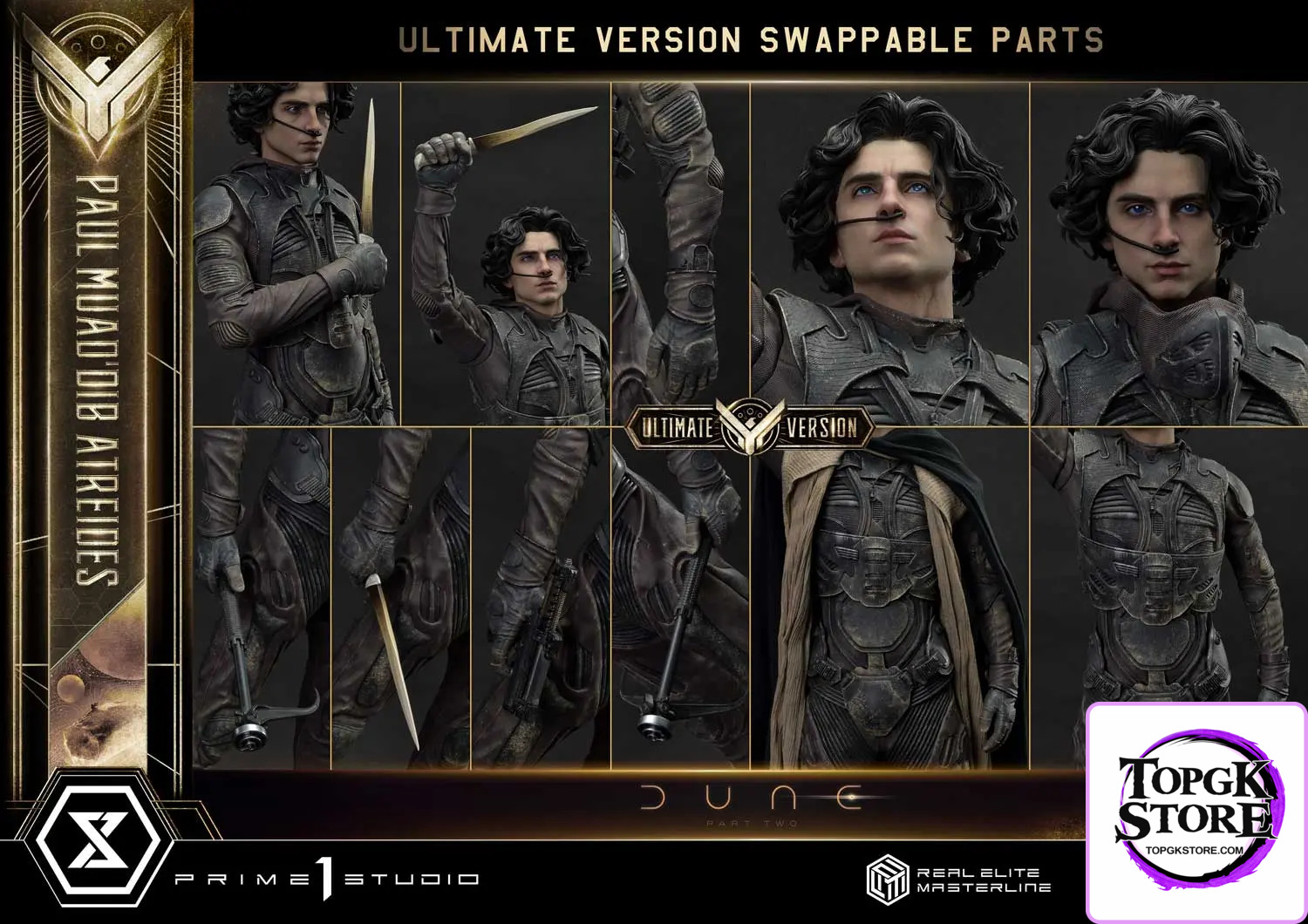 Prime 1 Studio – Real Elite Masterline Dune: Part Two (Film) Paul Atreides REMDUNE2-01 REMDUNE2-01UT REMDUNE2-01UTS (Li
