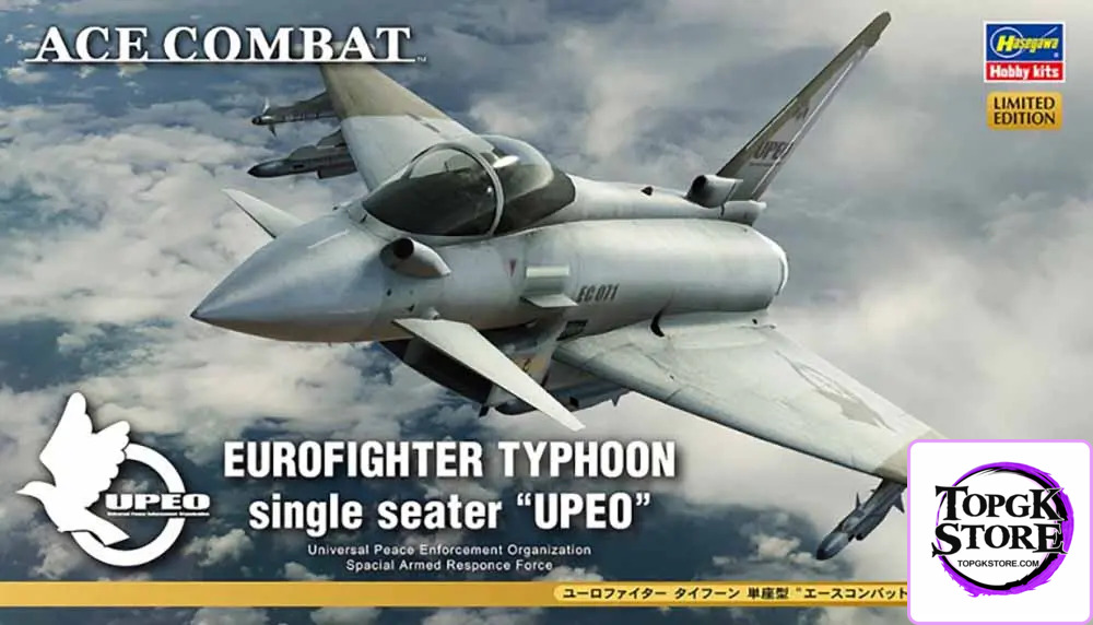 Hasegawa – 1/72 EUROFIGHTER TYPHOON single seater “ACE COMBAT UPEO” (Licensed) - Photo 1 | TopGKStore