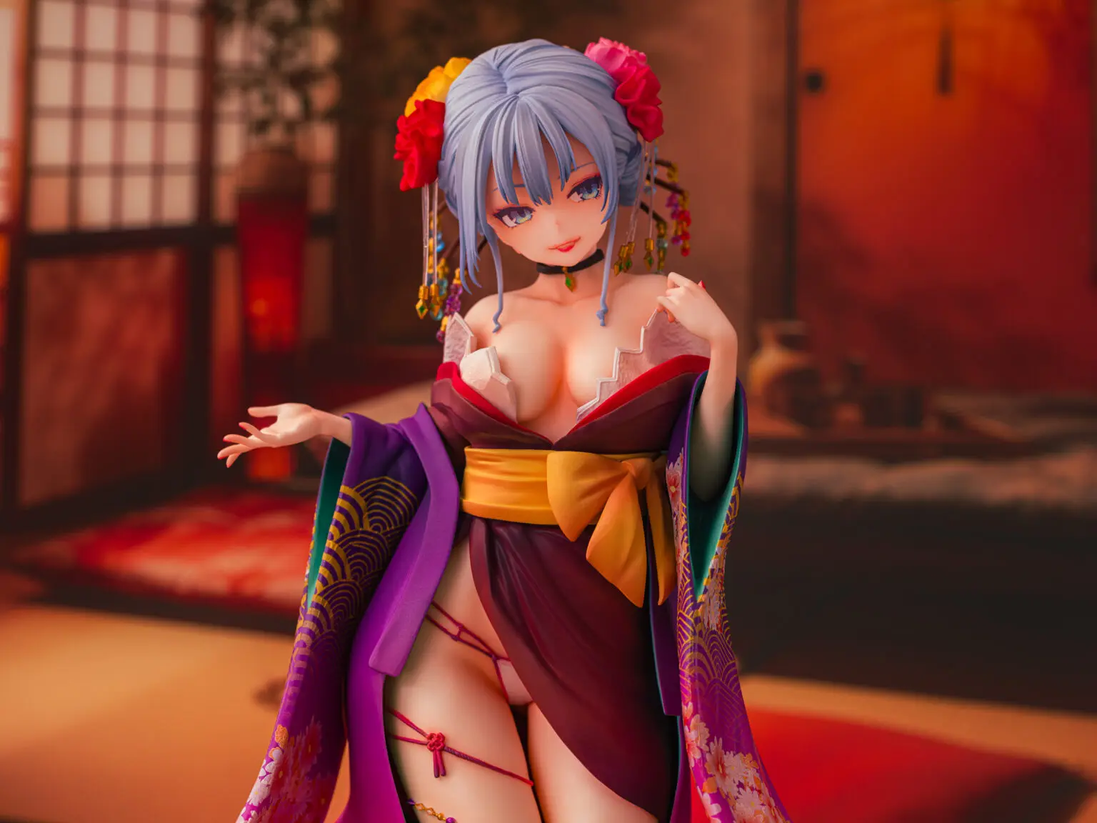 DAIKI KougYou – Shujuu Ecstasy Shion Oiran Ver. 1/7 Complete Figure (Licensed) - Photo 11 | TopGKStore