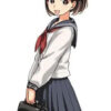 Hasegawa – 1/12 12 Tamago Girls Collection No.52 “Rei Hazumi” (Sailor Uniform) Unpainted Resin Figure (Lice
